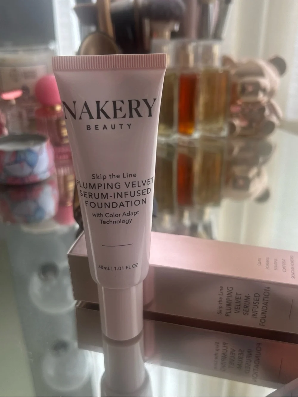 Nakery Beauty Plumping Velvet Serum-Infused Foundation — light